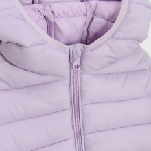                             Přechodová bunda s kapucí- fialová                        