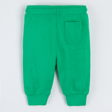                            Sportovní kalhoty s aplikací- zelené                        