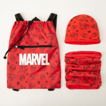                             Čepice Marvel- červená                        