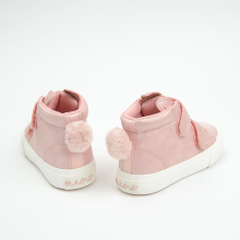                             Kotníková obuv na suchý zip- růžová                        