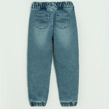                             Zateplené džíny s elastickým pasem- modré                        