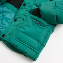                             Zimní bunda s kapucí- zelená                        