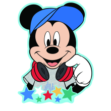                             Dřevěné puzzle junior - V Mickeyho světě 50 dílků                        
