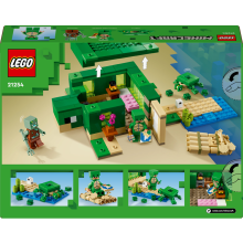                             LEGO® Minecraft® 21254 Želví domek na pláži                        