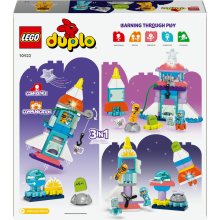                             LEGO® DUPLO® 10422 Vesmírné dobrodružství s raketoplánem 3 v 1                        