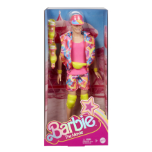                             Barbie Ken ve filmovém oblečku na kolečkových bruslích                        