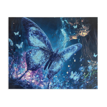                             Wooden puzzle Fluorescent Butterfly A4                        