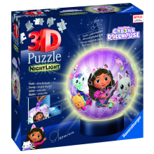                             Puzzle-Ball 3D Gabinin kouzelný domeček 72 dílků (noční edic                        