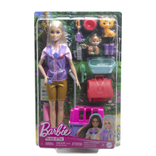                             Barbie panenka zachraňuje zvířátka - blondýnka                        