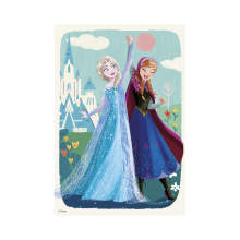                             Puzzle 2x77 Frozen: Anna a Elsa                        