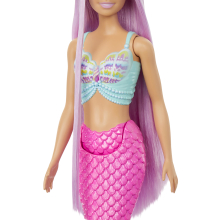                             Barbie pohádková panenka s dlouhými vlasy - mořská panna                        