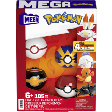                            Mega Pokémon trenérský tým s ohnivým typem                        