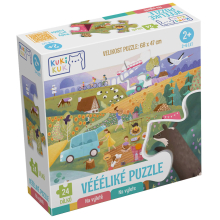                             KukiKuk - Véééliké puzzle Na výletě                        