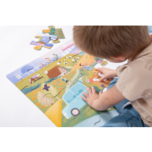                             KukiKuk - Véééliké puzzle Na výletě                        