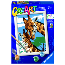                             Malování podle čísel CreArt Roztomilé žirafy                        