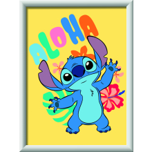                             Malování podle čísel CreArt Disney: Stitch                        