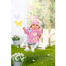                             BABY born Souprava s růžovým kožíškem, 43 cm                        