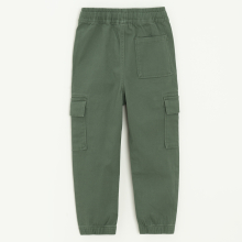                             Kalhoty s kapsami -zelené                        