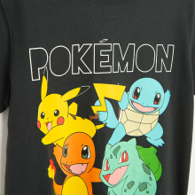                             Tričko s krátkým rukávem Pokémoni -antracitové                        