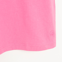                             Tričko s krátkým rukávem se srdíčkem -růžové                        