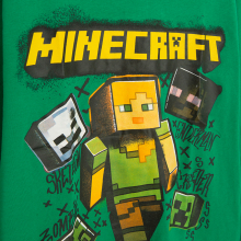                             Mikina Minecraft -zelená                        