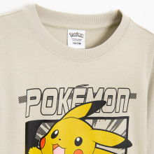                             Tričko s dlouhým rukávem Pokémoni -béžové                        