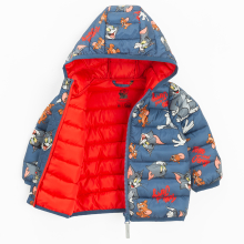                             Přechodová bunda s kapucí Tom a Jerry -modrá                        