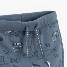                             Teplákové kalhoty s lodičkami -modré                        