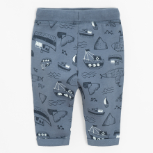                             Teplákové kalhoty s lodičkami -modré                        