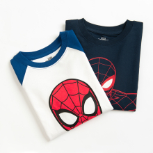                             Tričko s dlouhým rukávem Spiderman 2 ks -mix                        