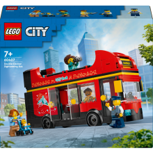                             LEGO® City 60407 Červený dvoupodlažní vyhlídkový autobus                        