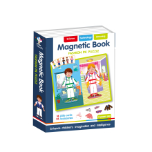                             Magnetická kniha skládačky móda 73 ks                        