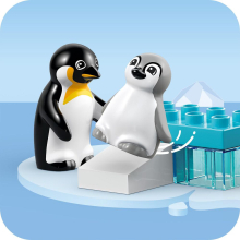                             LEGO® DUPLO® 10442 Rodinky divokých zvířat: Tučňáci a lvi                        