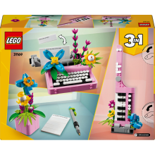                             LEGO® Creator 3 v 1 31169 Psací stroj s květinami                        