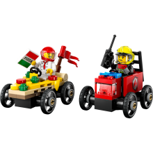                             LEGO® City 60458 Závodní balíček: Rozvoz pizzy vs. hasičské auto                        