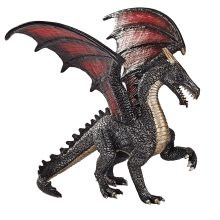                             Drak ocelový figurka                        