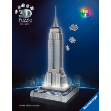                             Puzzle 3D Iconics: Empire State Building Noční edice                        