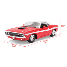                             Dodge Challenger R/T Coupe, 1970,  1:24                        