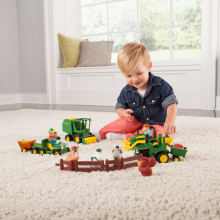                             Velký farmářský hrací set - John Deere Kids                        