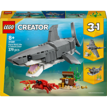                             LEGO® 31381 Creator 3v1 Divoký žralok a truhla s pokladem                        