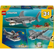                             LEGO® 31381 Creator 3v1 Divoký žralok a truhla s pokladem                        