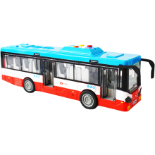                             Městský autobus na setrvačník s osvětlením a zvukem - červený                        