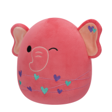                             Plyšový mazlíček Squishmallows Růžový slon - Kyla, 13 cm                        