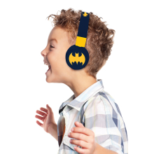                             Lexibook 2v1 bluetooth skládací sluchátka Batman s limitem hlasitosti                        