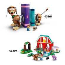                             LEGO® │ Disney 43301 Knižní zarážky: Slinky z filmu Toy Story                        