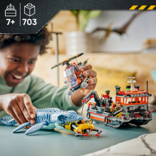                             LEGO® Jurassic World 77983 Útok dinosaura mosasaura na loď                        