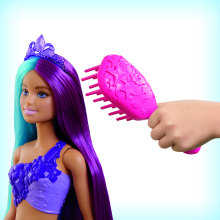                             Barbie mořská panna s dlouhými vlasy                        