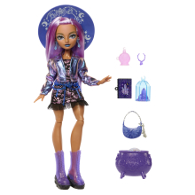                             Monster High Moonspell magic Layla Stone čarodějka panenka                        