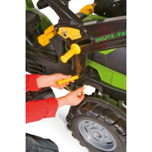                            Šlapací traktor Deutz Agrotron s nakladačem zelený                        