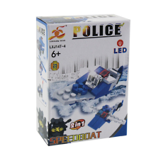                             Stavebnice Policie s LED světlem                        